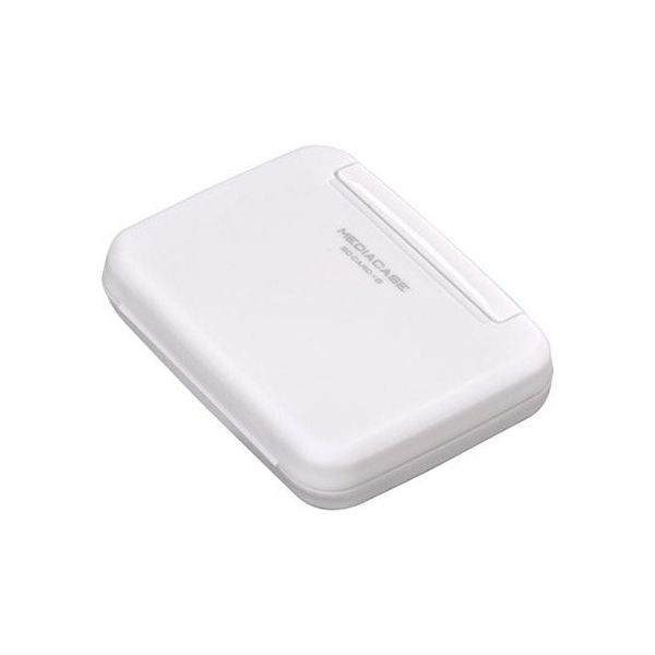 ハクバ写真産業 ポータブルメディアケース W (SD/MicroSDカード用) ホワイト DMC-20WSDWT 1個 62-9764-32（直送品）