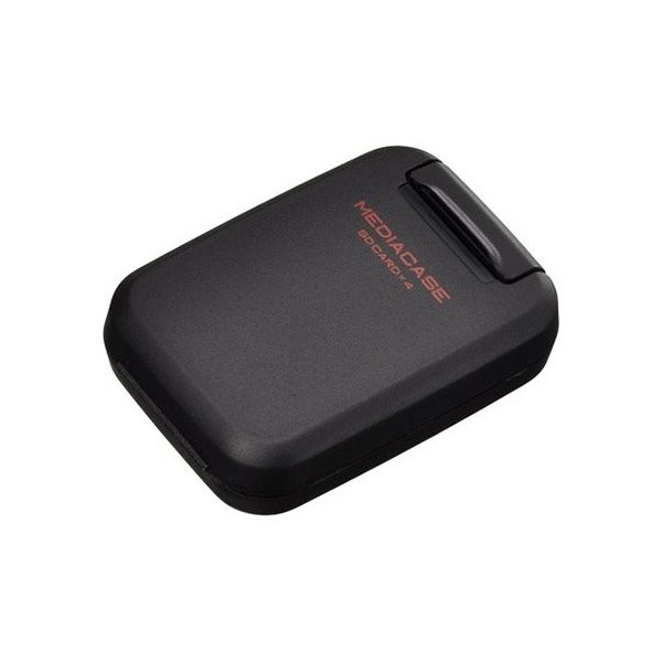 ハクバ写真産業 ポータブルメディアケース S (SD/MicroSDカード用) ブラック DMC-20SSDBK 1個 62-9764-33（直送品）