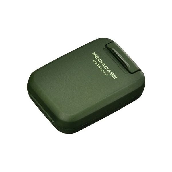 ハクバ写真産業 ポータブルメディアケース S (SD/MicroSDカード用) アーミーグリーン DMC-20SSDGR 1個（直送品）