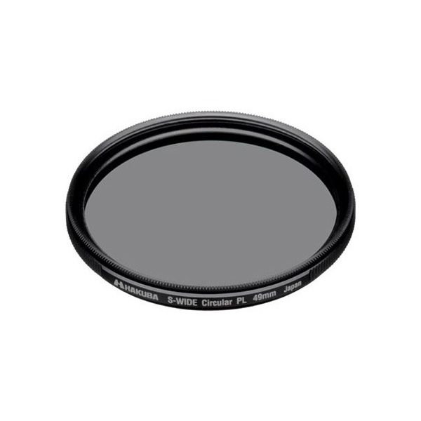 ハクバ写真産業 S(スクリュー)ワイドサーキュラーPLフィルター 49mm CF-SWCP49 1個 62-9771-30（直送品）