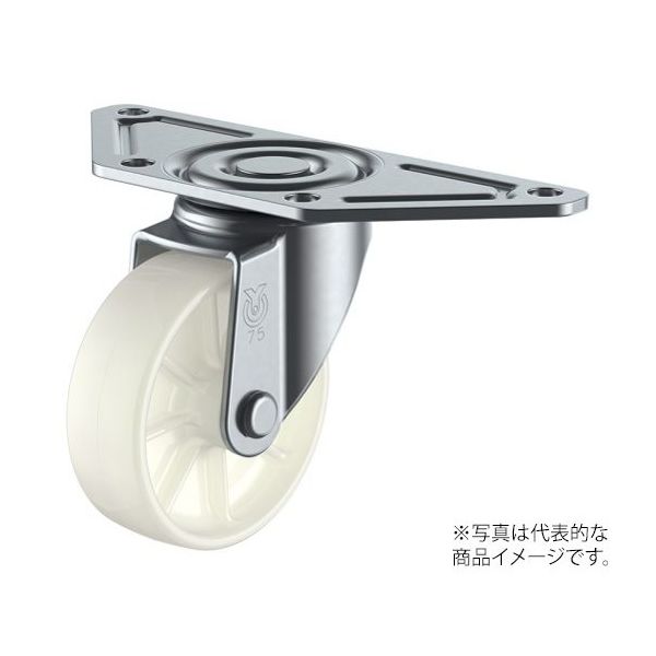 ユーエイ SGC型キャスター 自在車プレート式 SGC-100N 8.8 1個 62-9777-45（直送品）