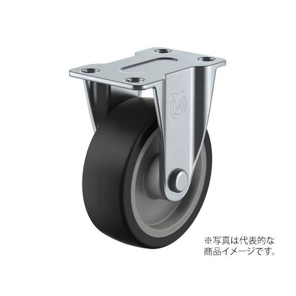 ユーエイ SR型キャスター 固定車プレート式