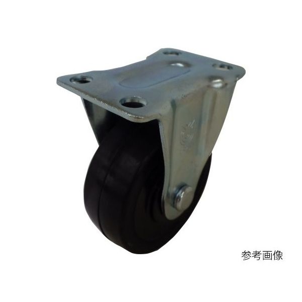 ユーエイ SR型キャスター 固定車プレート式 SR-75RHE 1個 62-9778-23（直送品）