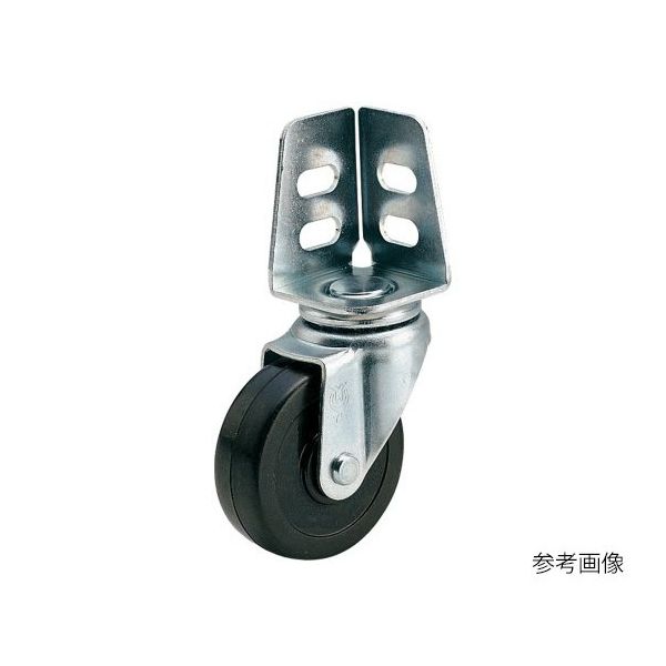 ユーエイ SA型キャスター 自在車アングル式 SA-50RE 1個 62-9789-54（直送品）