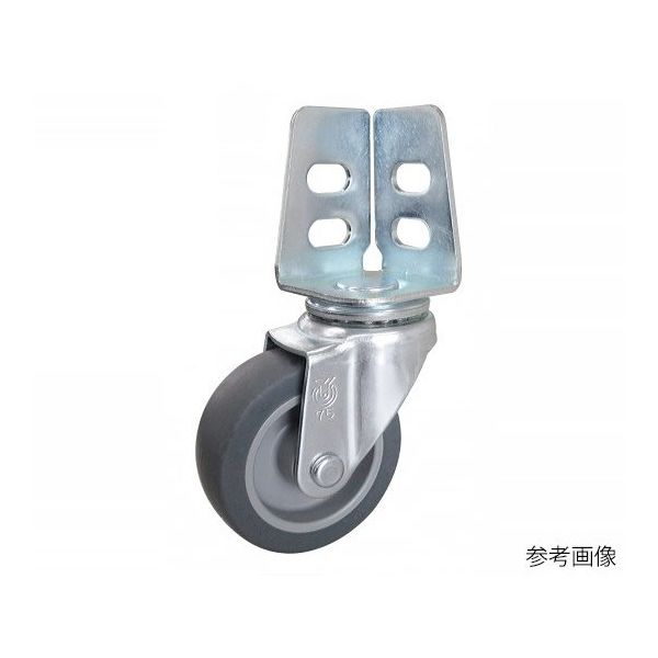 ユーエイ SA型キャスター 自在車アングル式 SA-75EL 1個 62-9789-67（直送品）