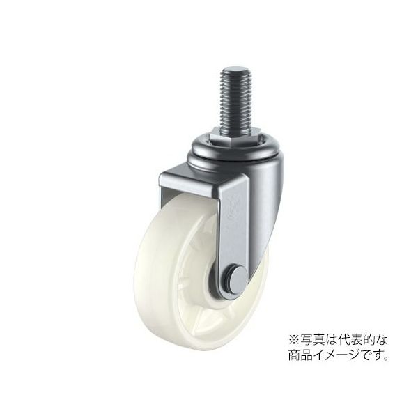 ユーエイ SJT型キャスター 自在車ねじ込み式 SJT-100NBM16 40 1個 62-9790-84（直送品）