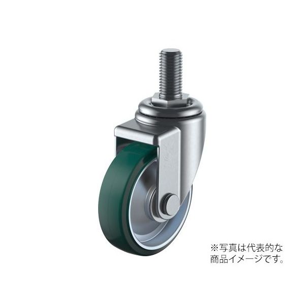 ユーエイ SJT型キャスター 自在車ねじ込み式 SJT-100UWM20 40 1個 62-9790-95（直送品）