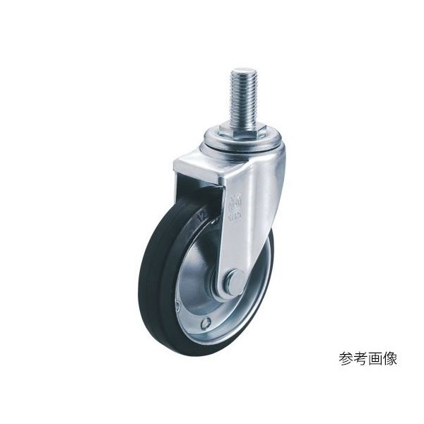 ユーエイ SJT型キャスター 自在車ねじ込み式 SJT-125WM16 40 1個 62-9791-17（直送品）