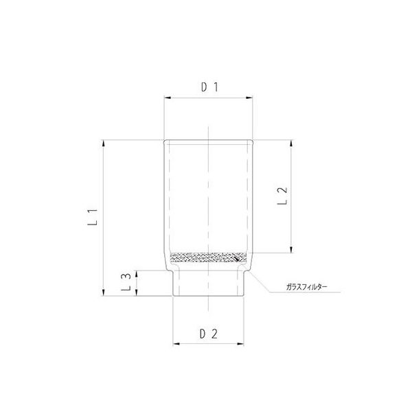 旭製作所 ガラスろ過器 るつぼ形