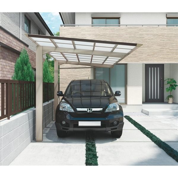 四国化成建材 スマートポートHG 片側支持タイプ H2556 熱線遮断ポリカーボネート 標準高 LSHK-P2556SB 1個(直送品)