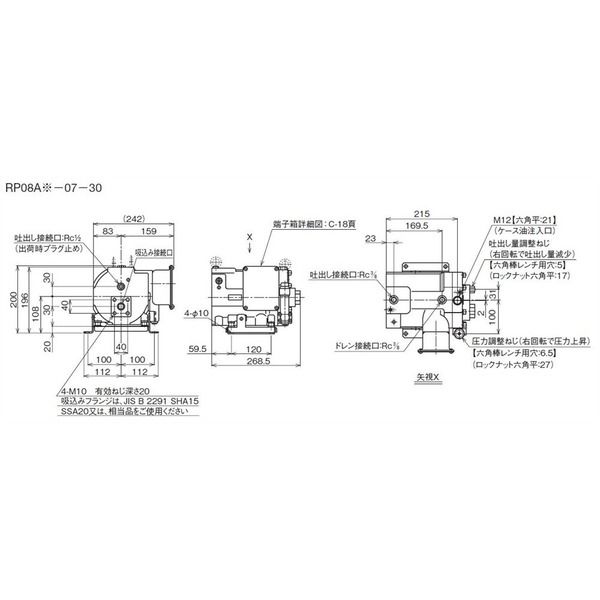 ダイキン工業 ロータポンプ RP08A1-07-30 1PC（直送品） - アスクル