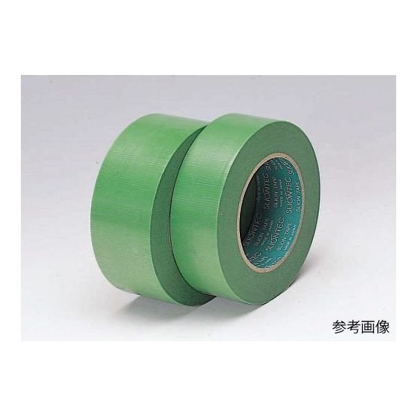 広島 スリオンテープNo.3440 グリーン 38mm巾×50m巻 161-11 1巻 64-4383-32（直送品）