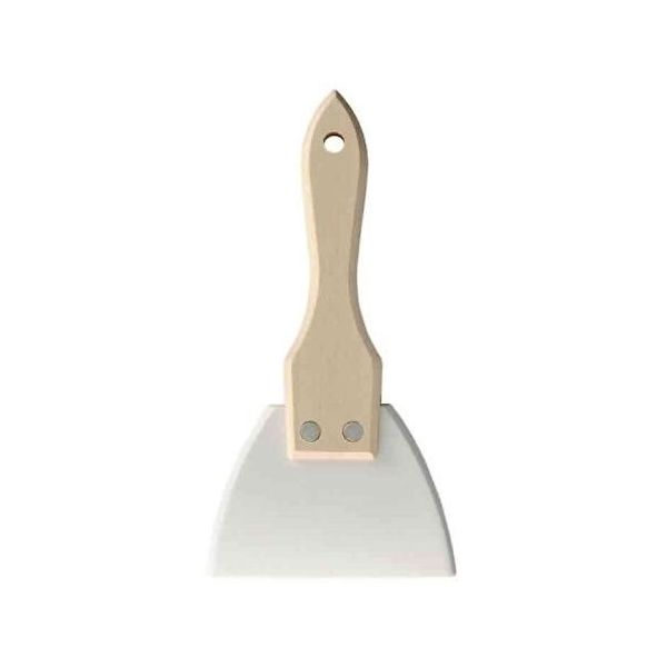 広島 ゴムヘラ シリコンホワイト 100 327-04 1個 64-4384-26（直送品）