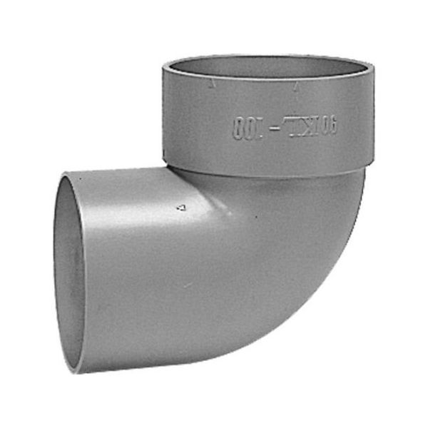 前澤化成工業 排水特殊90°片受エルボ 90KL100 1個 64-5111-11（直送品）