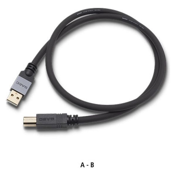 SAEC PC TripleC導体 高品質USBケーブル USB A-USB B 3.0m SUS380MK2A