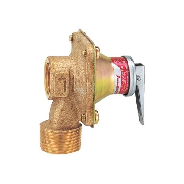 ヨシタケ 温水機器用逃し弁 ALー52Fー95(20A、3/4B)接続:JISR3/4×JISRc1/2 AL-52F-95 -20A 1個（直送品）