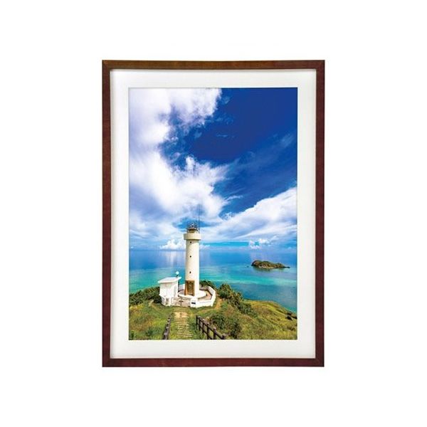 ハクバ写真産業 木製額縁 MMー01 A3ノビサイズ ブラウン FWMM01-BRA3N 1個 62-9754-86（直送品）