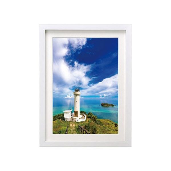 ハクバ写真産業 木製額縁 MMー01 A3サイズ ホワイト FWMM01-WTA3 1個 62-9754-88（直送品）