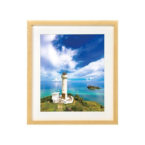 ハクバ写真産業 木製額縁 MMー01 4切サイズ ナチュラル FWMM01-NT4 1個 62-9755-04（直送品）