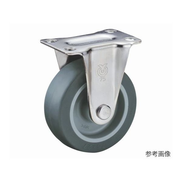 ユーエイ SUSーSR型キャスター 固定車プレート式