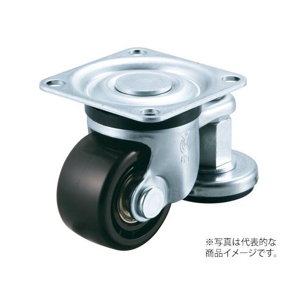 ユーエイ HGーAF型キャスター 自在車プレート式 径75mm フェノール車輪 HG-75PB-AF 1個 62-9798-49（直送品）