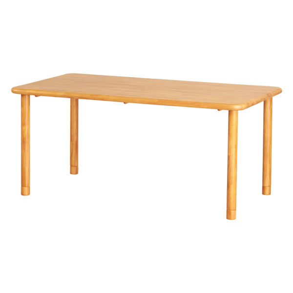 軒先渡し】貞苅椅子製作所 高齢者施設向け木製テーブル165cm長方形 
