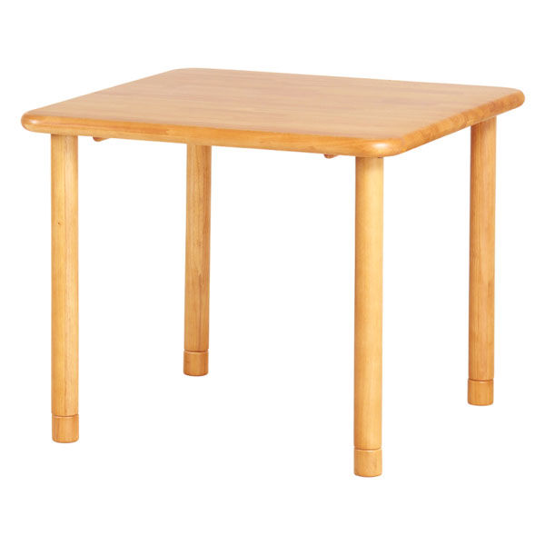 軒先渡し】貞苅椅子製作所 高齢者施設向け木製テーブル90cm正方形（2人 