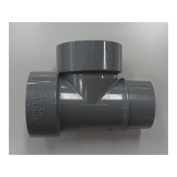 前澤化成工業 排水VP片差しチーズ KTT 100 VPKTT100 1個 64-5114