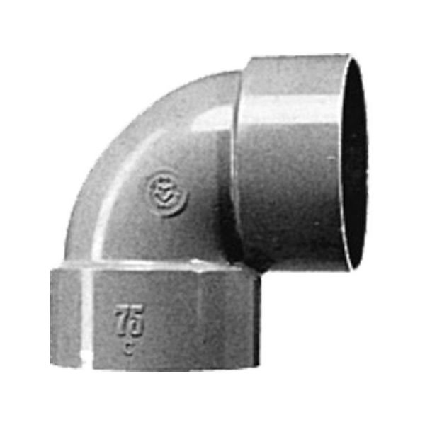 前澤化成工業 DV継手 DV90°エルボ DVDL200 1個 64-5115-46（直送品）