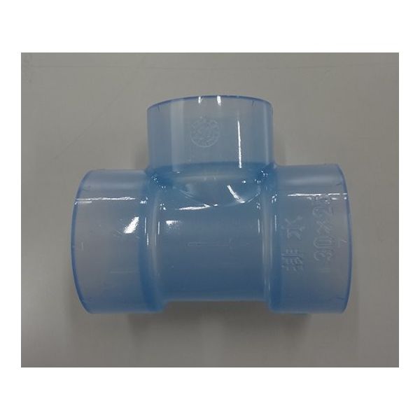 前澤化成工業 継手 VP90度異径Y 透明 50X25 VPDT50X25 1個 64-5115-16（直送品）