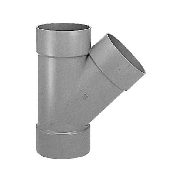 前澤化成工業 VU継手 VU45°Y VUY200 1個 64-5115-32（直送品）