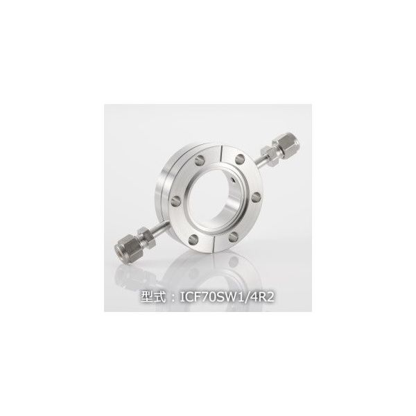 コスモテック ICF70 ラジアルポートフランジ SW1/4X2 ICF70SW1/4R2 1個 63-1933-41（直送品）