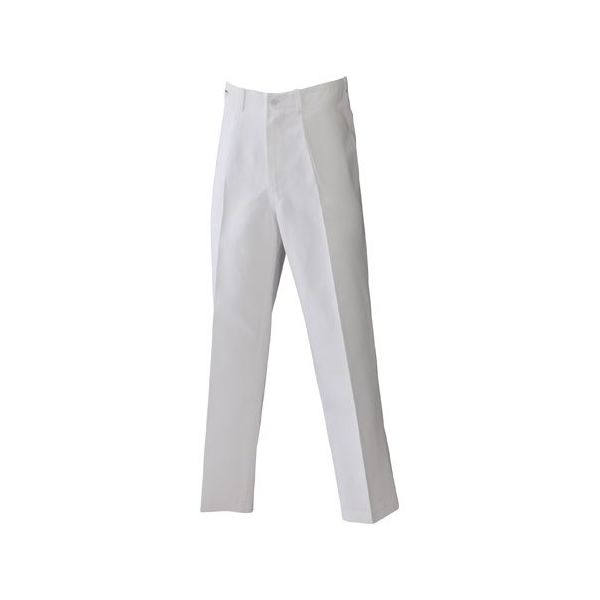 アズワン 男性用白ズボン 綿100% ホワイト 3L 65-1702-59 1着（直送品）