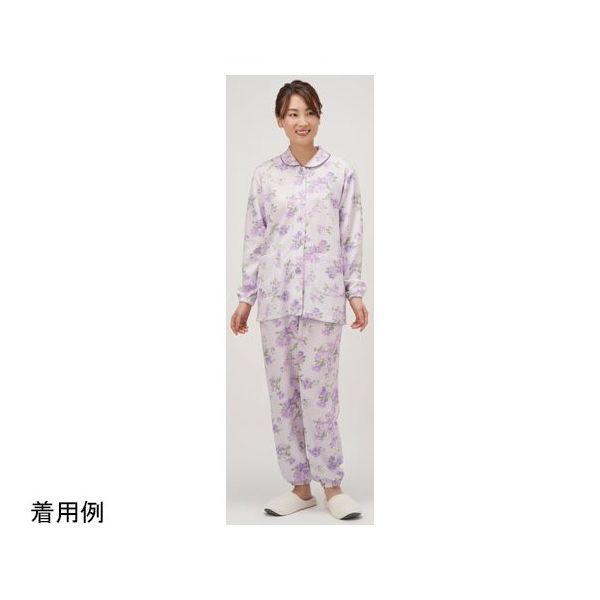 セルヴァン ふんわりキルト暖かパジャマ パープル系 M 044381802 1枚 65-0551-29（直送品）