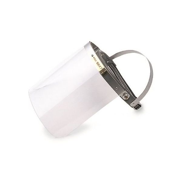 理研オプテック 直かぶり型防災面 8インチ クリア 201 8" 1個 65-1337-58（直送品）