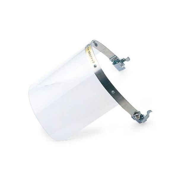 理研オプテック ヘルメット取付型防災面 クリア 305(W)×205(H)×2mm NS-201 1個 65-1745-43（直送品）