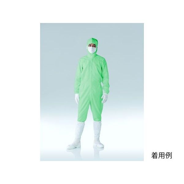 東洋リントフリー 防塵ツナギ服 グリーン 5L FC133C-03 1枚 65-1915-62（直送品）
