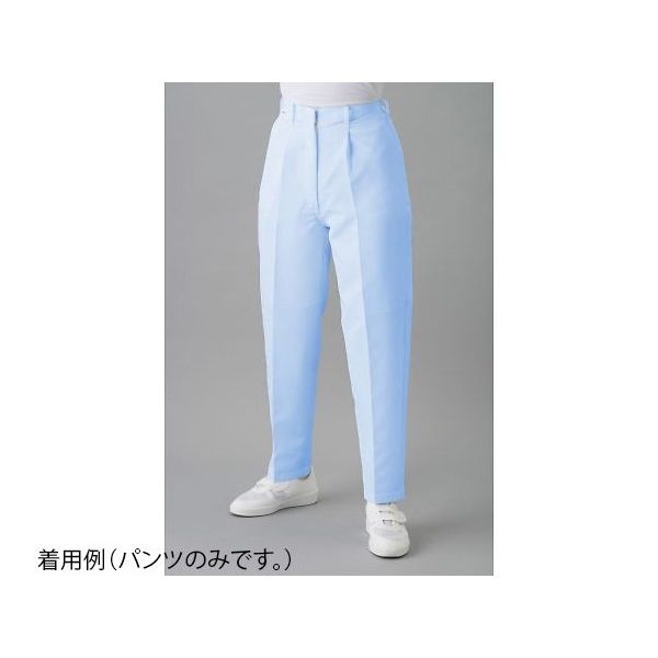 東洋リントフリー クリーンパンツ 女性用 青 4L JA351B-02 1本 65-1916-88（直送品）