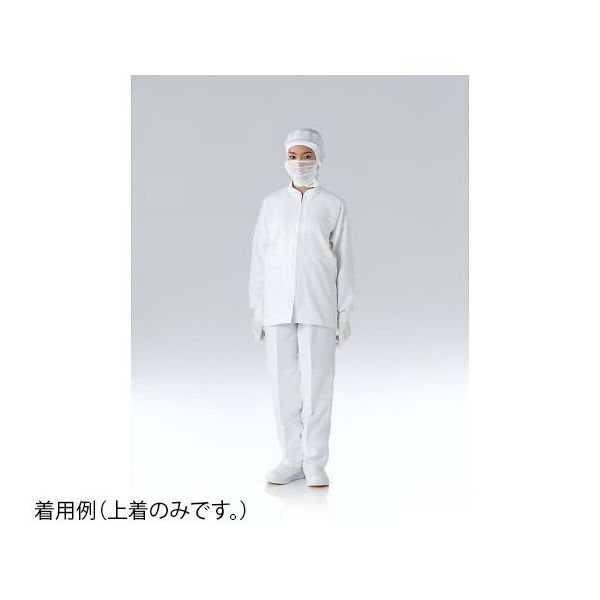 東洋リントフリー 異物混入対策上着 白 5L JK274C-01 1枚 65-1917-53（直送品）