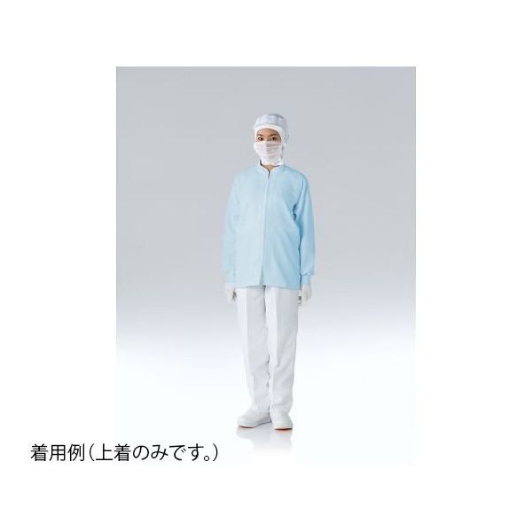 東洋リントフリー 異物混入対策上着 青 5L JK274C-02 1枚 65-1917-54（直送品）