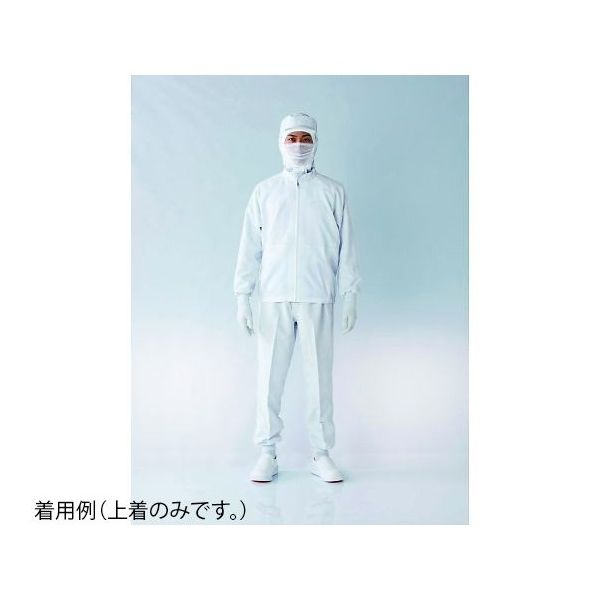 東洋リントフリー 異物混入対策上着 白×白 5L JK275C-11 1枚 65-1917-68（直送品）