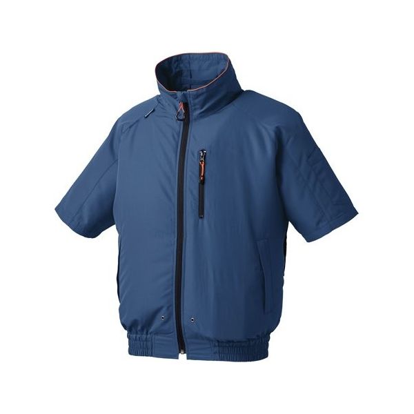 アタックベース 半袖ジャケット 4L ネイビー 055 1枚 65-3358-55（直送品）