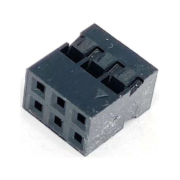 共立電子産業 2mmピッチミニQIコネクタ06P(3Px2列) 20個入 QII2mm-6 1袋(20個) 65-3734-20（直送品）