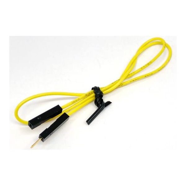 共立電子産業 QIケーブル1Sー1P 黄 5本入 311-216-4 1袋(5本) 65-3734-59（直送品）