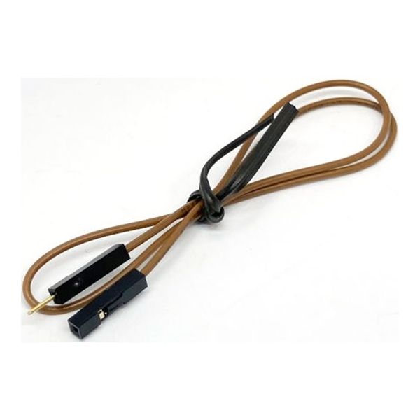 共立電子産業 QIケーブル1Sー1P 茶 5本入 311-216-1 1袋(5本) 65-3734-62（直送品）