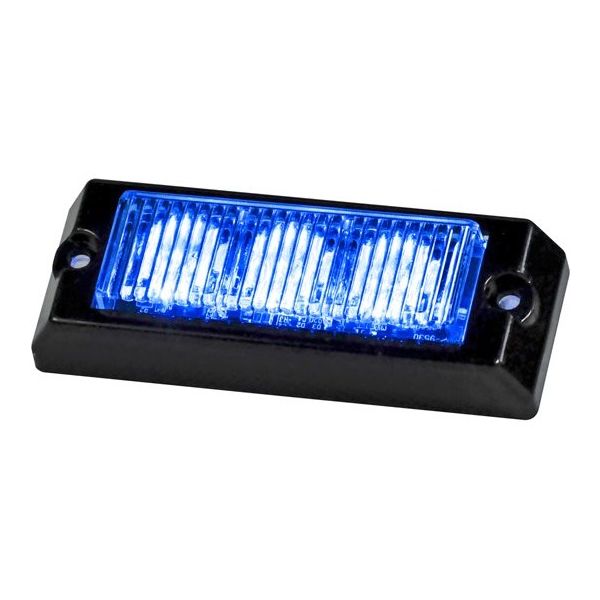 日惠製作所 LED警告灯 ユニットライト(青) 単体3連×1段 NY9400DMB 1個 65-3749-40（直送品）