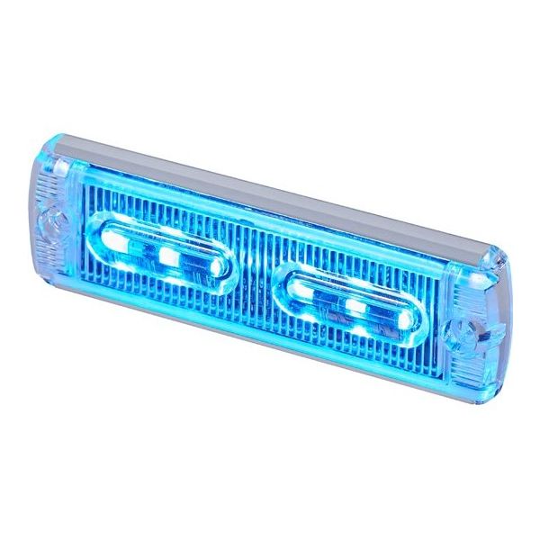 日惠製作所 LED警告灯 ユニットライト(青) LED3連×2段 NY9674DMB 1個 65-3749-52（直送品）