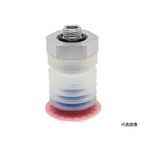 日本ピスコ 包装袋用真空パッド直付型20度5段G3/8平面型 VPE30PBS25-G3-FF 1個 63-2054-87（直送品）