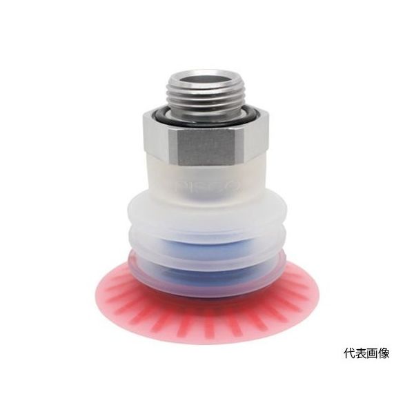 日本ピスコ 包装袋用真空パッド直付型20度3段G1/2平面型 VPE50PBS23-G4-FF 1個 63-2055-46（直送品）