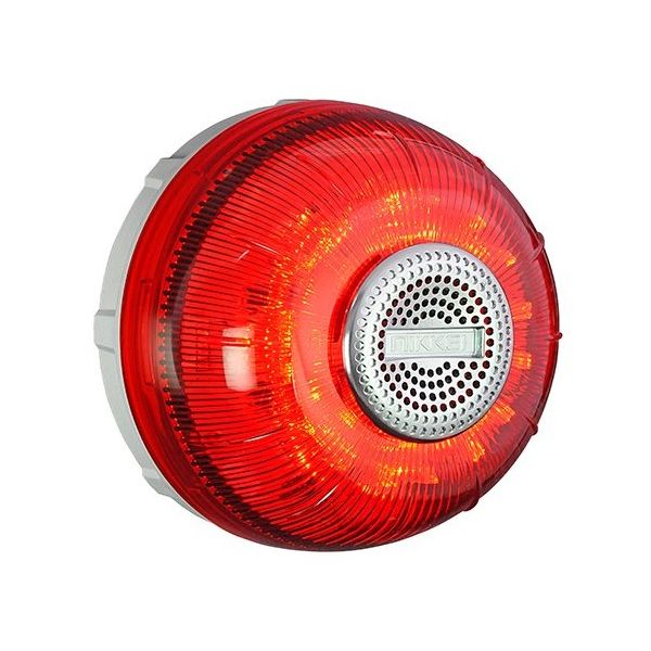 日惠製作所 ニコアラートドーム 赤 AC100~200V スピーカー付 VC14D-200ER 1個 63-4140-72（直送品）